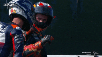 Pol Espargaro Fist Bump GIF by MotoGP