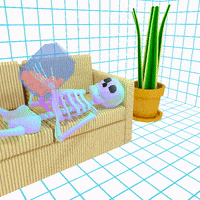 Skeleton Eating GIF by jjjjjohn