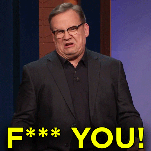 Giphy - angry andy richter GIF by Team Coco