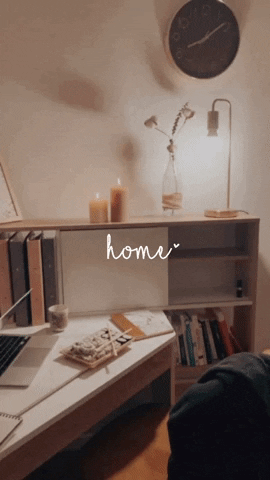 SeptFevrier home chill office cosy GIF