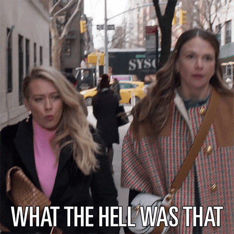confused liza GIF by YoungerTV
