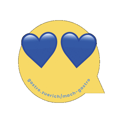 Hearts Sticker by Gastro Kanton Zürich
