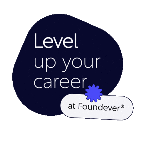 Level Up Job Sticker by Foundever