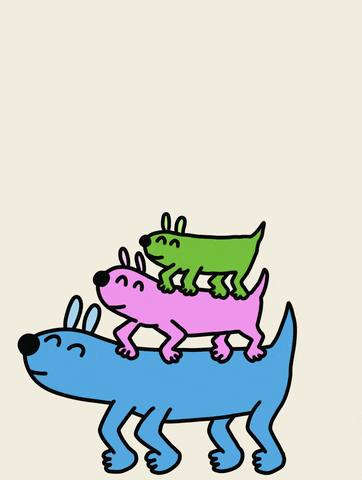 Excited Best Friends GIF