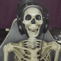 Skeleton Dying GIF