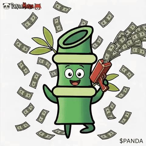 Winning Make It Rain GIF by PandaMania