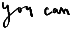 You Can Calligraphy Sticker