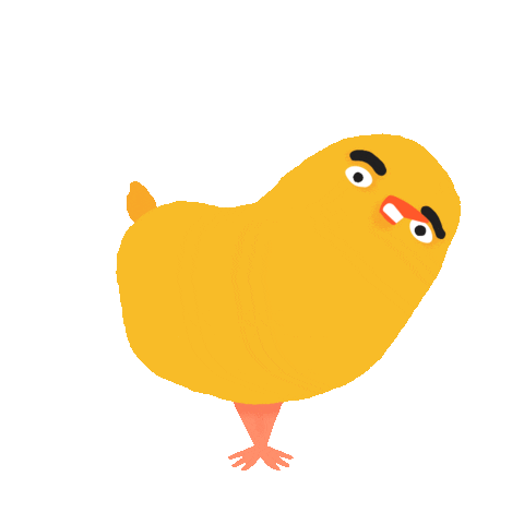 Dance Chicken Sticker by BearJam