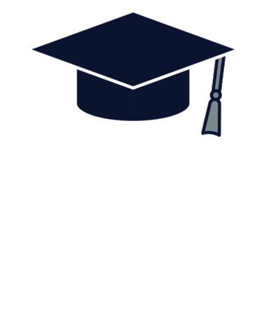 We Did It Graduation Sticker by UConn
