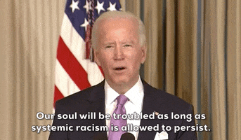 Joe Biden Racial Equity GIF by GIPHY News