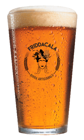 Frida Kahlo Beer Sticker by Fridda Cala Birra