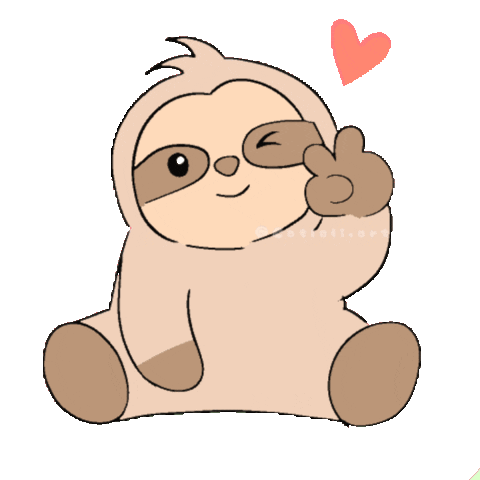 Cute Sloth Sticker for iOS & Android | GIPHY