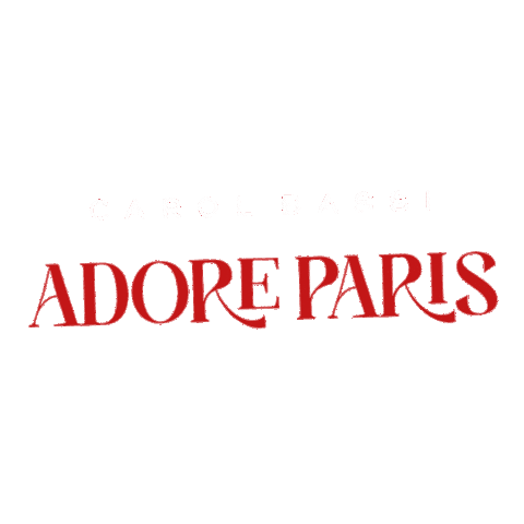 Adore Paris Sticker by Carol Bassi