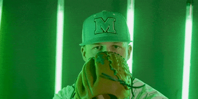 Baseball Ball GIF by Marshall University Athletics