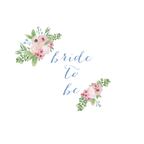 Bride To Be Something Blue Sticker by SomethingBlueBridalBoutique