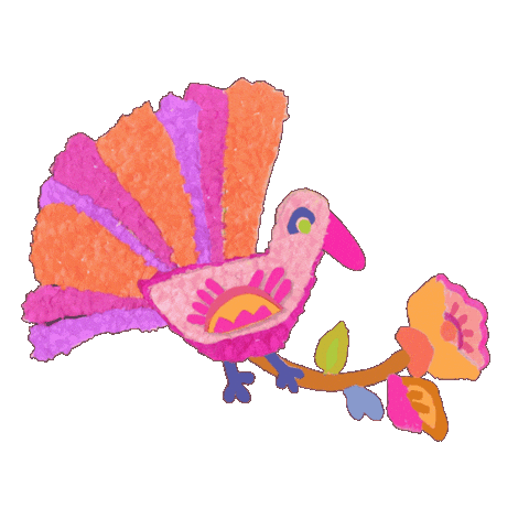 Pink Flower Sticker by Oilily