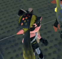 Angry Squid Sisters GIF