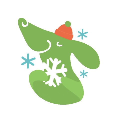 New Year Dog Sticker