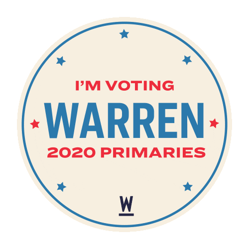 Voting Election 2020 Sticker by Elizabeth Warren