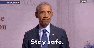 Stay Safe Barack Obama GIF by Election 2020