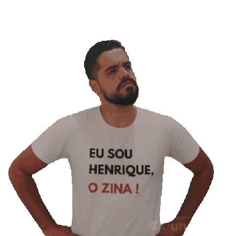 Eu sou Henrique, o Zina! Sticker