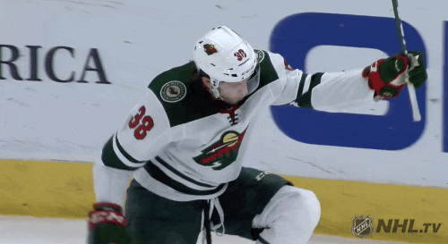 Happy Ryan Hartman GIF by Minnesota Wild - Find & Share on GIPHY