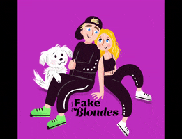 The Two Fake Blondes GIF