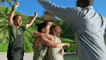 Happy Hugging GIF by Survivor CBS