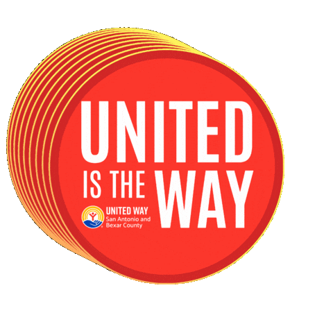 San Antonio Unitedway Sticker by United Way of San Antonio and Bexar County