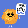 Happy President Biden