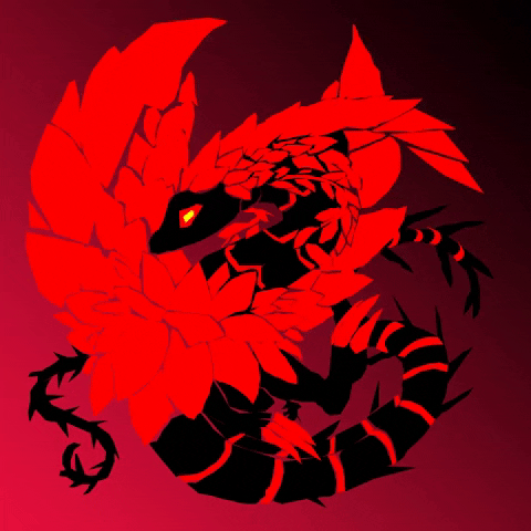 Black Rose Dragon GIF