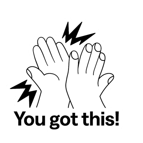 High Five You Got It Sticker by Toefl iBT