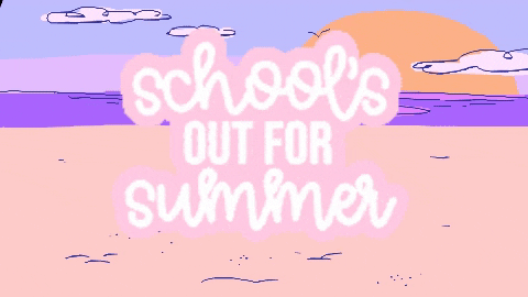 schools out for summer GIF