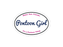 Pontoongirl Sticker