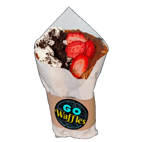 Go Waffles Sticker