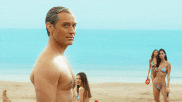 Jude Law Beach GIF by HBO