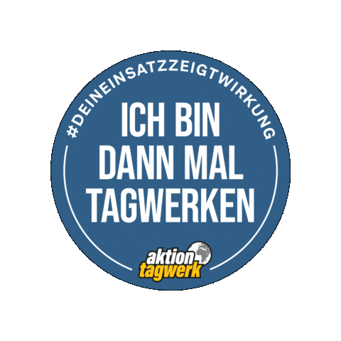 Sticker by Aktion Tagwerk