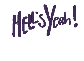 Good Time Hells Yeah Sticker by Hell's Half Acre Vodka