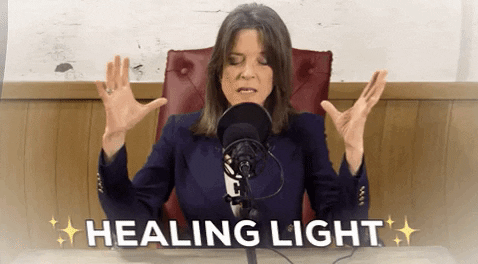 Marianne Williamson Meditation GIF - Find & Share on GIPHY