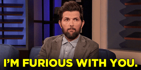 Mad Adam Scott GIF by Team Coco