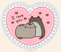 I Love You Cat Gif By Molang Find Share On Giphy