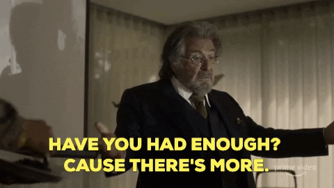 "Have you had enough? Cause there's more." post wildfire GIF