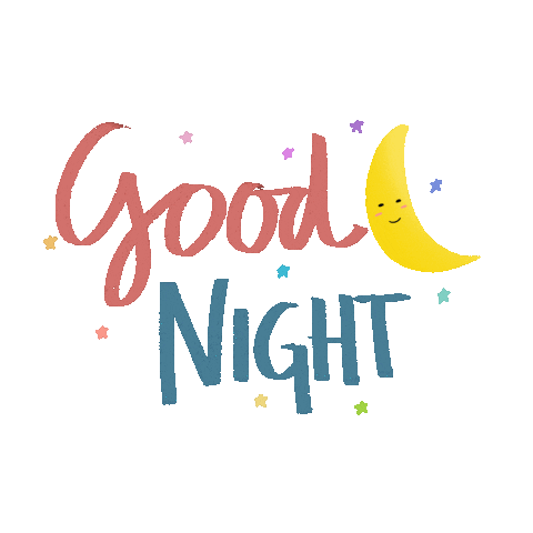 Good Night Star Sticker