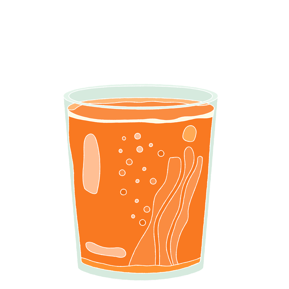 Orange Juice Drink Sticker by mnnfrr for iOS & Android GIPHY
