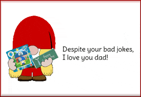 Fathers Day Gnome GIF