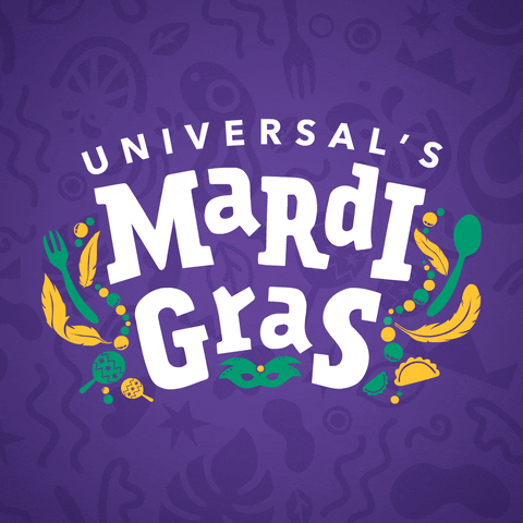 Mardi Gras Carnaval GIF by Universal Destinations & Experiences