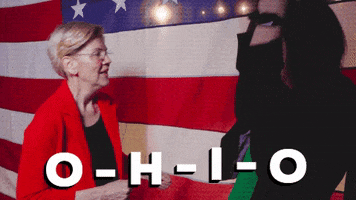 O-H-I-O Dance GIF by Elizabeth Warren