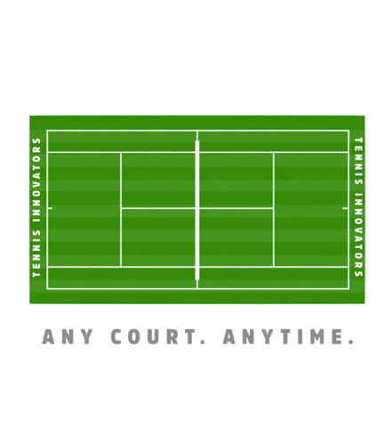 Tennis Court Player Sticker by Tennis Innovators