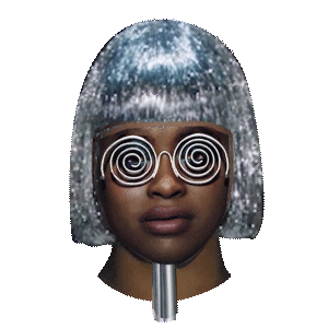 Face Mask Sticker by Tierra Whack
