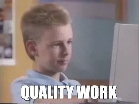 Work Quality GIF by MOODMAN